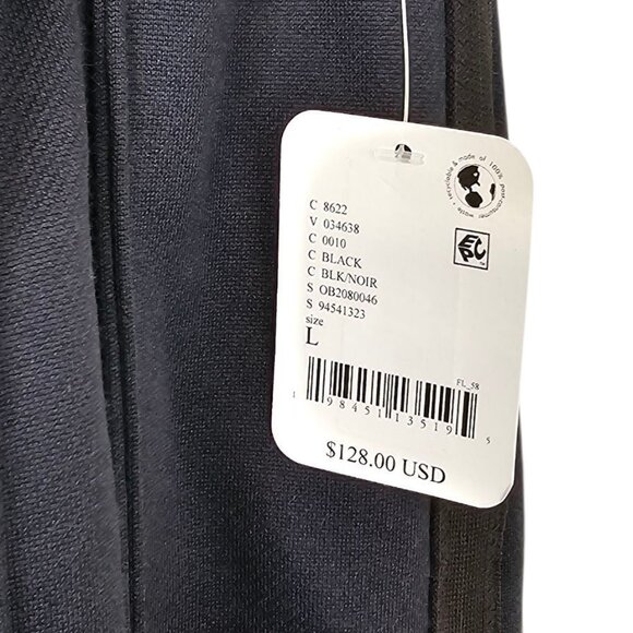 Free People Movement Fineline Wide Leg Track Pants, High-Rise, Black, Size Large - Picture 4 of 12